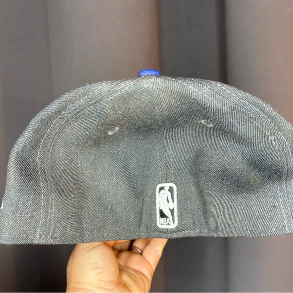 Golden State Warriors New Era Two-Tone 59FIFTY Low Profile Fitted Hat NWT 7 3/4 - Picture 2 of 5